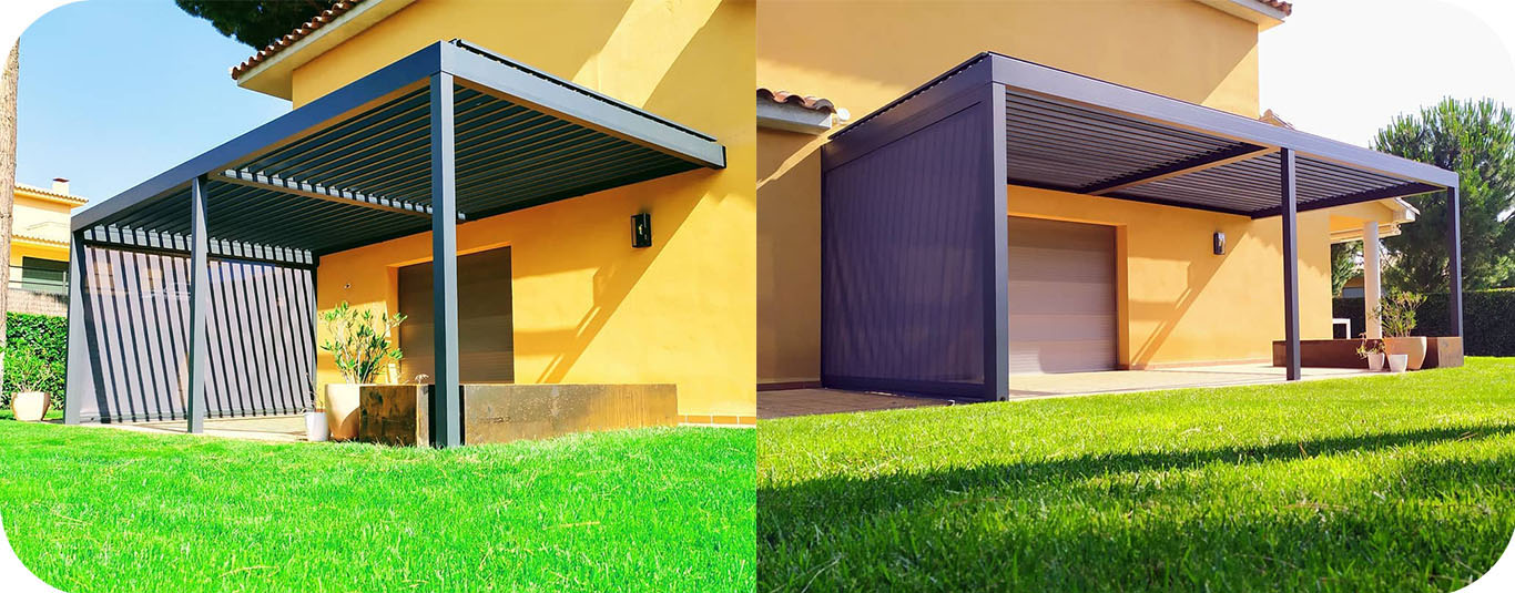 Pergola bioclimatique